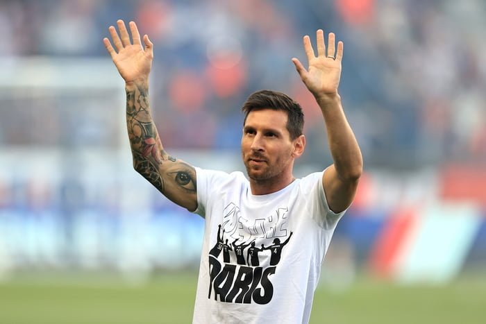 Messi apresentado no PSG