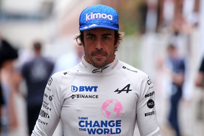 Fernando Alonso no GP de Mônaco - Metrópoles
