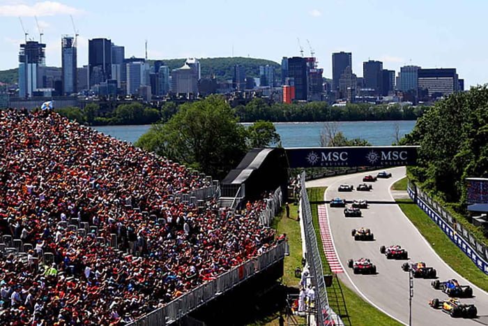 Foto colorida Grand Prix of Canada da Fórmula 1