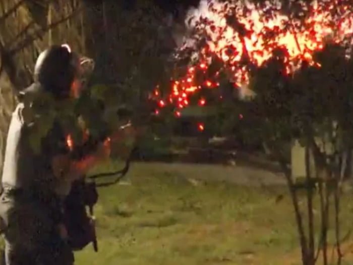 Policial militar dispara durante protesto de moradores na Rodovia Fernão Dias contra a morte de prestador de serviço - Metrópoles