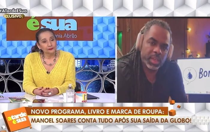 Manoel Soares em entrevista a Sonia Abrão