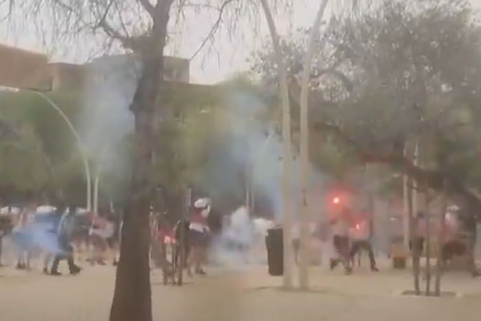 Torcidas organizadas entram em confronto em Sevilha