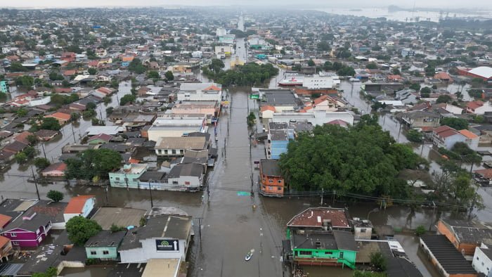 Situação de Canoas após as tempestades no Rio Grande do Sul RS - Metrópoles