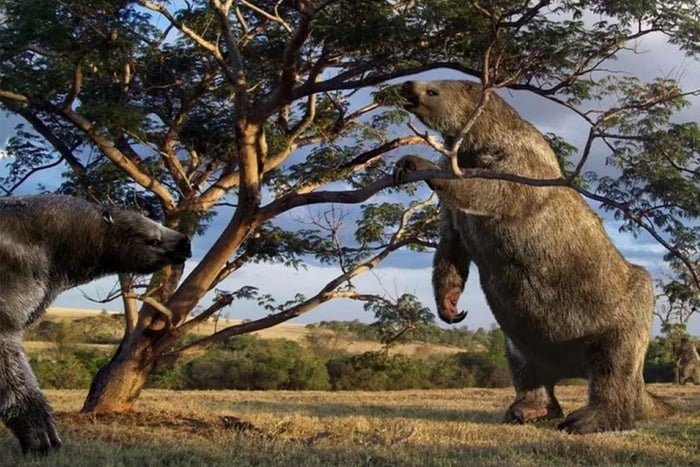 animal gigante da megafauna