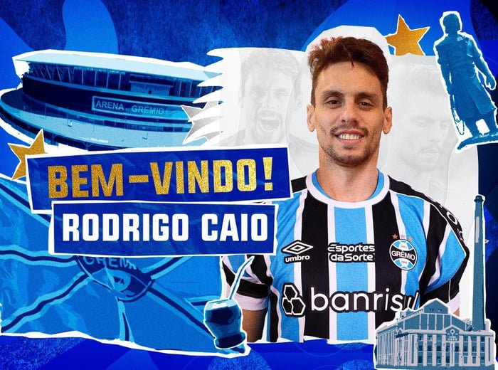 Imagem colorida de Rodrigo Caio, novo jogador do Grêmio- Metrópoles