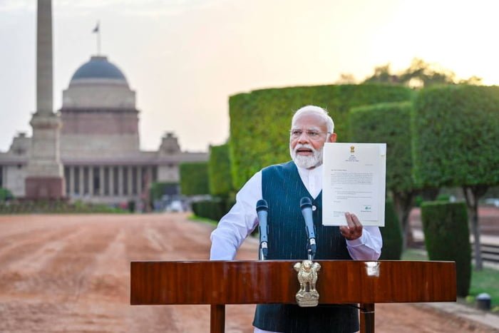 imagem colorida mostra Narendra Modi primeiro-ministro da índia - Metrópoles