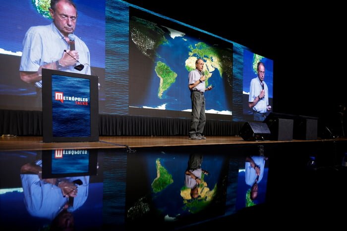Navegador e escritor, Amyr Klink palestra Metrópoles Talks. Brasília(DF), 27/06/2024. Foto: Igo Estrela/Metropoles