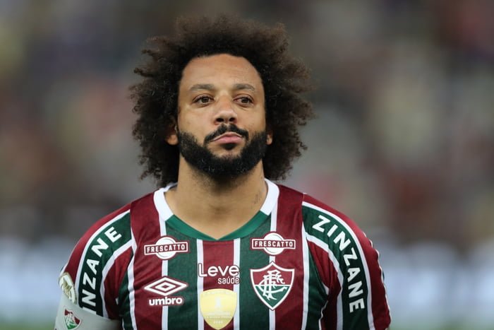 Foto colorida do lateral-esquerdo Marcelo, do Fluminense - Metrópoles