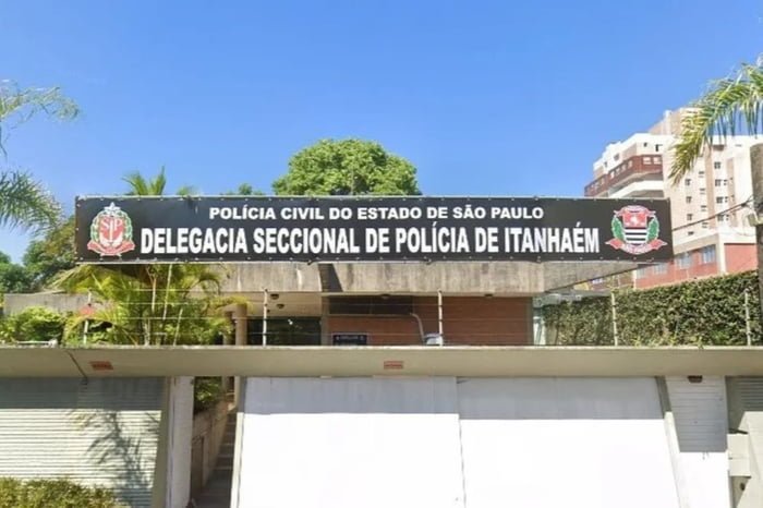 Imagem da fachada da Delegacia Seccional de Polícia de Itanhaém
